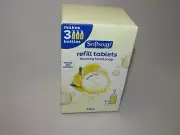 New Sealed Box!! Softsoap Foaming Tablet Refills * 3 Tablets * Lemon