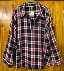 NWT PINK, BLACK & BLUE PLAID TUNIC BY CATO EST. 1946 SIZE 26/28
