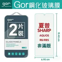 在飛比找樂天市場購物網優惠-GOR 9H 夏普SHARP Aquos R8/R8S 玻璃