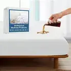 Mattress Protector Queen Waterproof White Cover 14” Deep Pocket Fitted Bed SL4