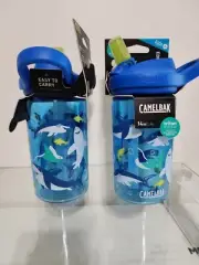 Camelbak Kids Eddy 14 oz. (2) Water Bottle With Straw NEW. Free Shipping.
