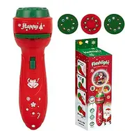 Ancsttu Christmas Flashlight Projector for Kids | 24 Patterns Image Projection Christmas Light,Holiday Projector, Outdoor Projection Flashlight Toys Portable for Boys, Girls