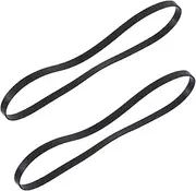 Yardenfun 2 PCS Rubber Phonograph Belt Flat Turntable Accessory for Record Players High Performance Easy Installation Restores Rotating Pace Reduces Operation Noise