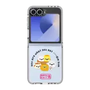 Galaxy Z Flip6 Clear Case You Are What You Eat Dim Sum