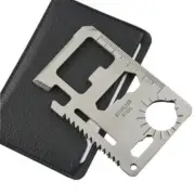 Survival Multi Function Credit Card Knife Multitool Wallet Escape Backpacking