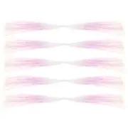 5Pcs Crystal Flash Line Holographic Tinsel Fly Fishing Tying Material, White