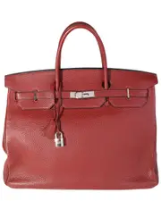 Herms Burgundy Clmence Birkin 40 PHW (Authentic Pre-Loved)