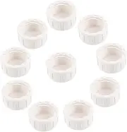 BESPORTBLE 10pcs PVC Hose End Cap Durable Inner Thread Sprinkler Head Plug for Irrigation Swimming Pools and High Impact Strength Sturdy Design Practical Replacement