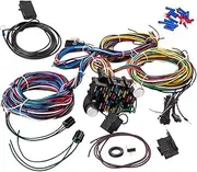 maXpeedingrods Universal Wiring Harness Kit 21 Circuit 17 Fuses W/Circuit Breaker Connector Replacement for Chevy for Ford for Chrysler for Jeep