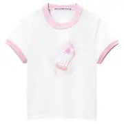 [Alexander Wang] Sugar Baby Ringer Tee In Cotton Jersey