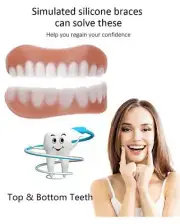 Cosmetic Silicone Fake Teeth Dental Facet Smile Perfect