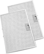 2 Pcs WB02X11012 Range Hood Grease Filter Compatible with GE Series JV565H1BB JV565H1CC JV565H1WW Range Hoods and Multiple Brands and Models, Washable Filter Replace 1084673 AH951994 EA951994 PS951994
