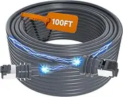 Starlink Cable, Starlink Gen 3 Cable, Starlink Replacement Cable,98.4FT/30M Upgrade Waterproof Starlink Cable Replacement for Starlink Rectangular Satellite Gen3 V3 Extension Cable Accessories, 30M