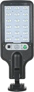 18 s Solar Powered Energy Street Light Lamp Sensitive Light Control/PIR Motion Inductor/ 3 Lig ng Modes Effects/ IP44 Water Resistance/Built-in 1200mAh High ty Rechargeable Cell A Type