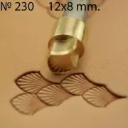 Shell Scale Leather Stamp Tools Stamps Stamping Carving Brass Tool Crafts #230