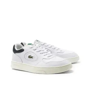 【LACOSTE】LINESET休閒鞋 女 皮革板鞋 小白鞋 白色 法國精品鞋 運動鞋(46SFA0042_1R5)