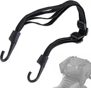 Motorcycle Helmets Rope | Retractable Bungee Cords with 2 Hooks - Strength Retractable Helmets Luggage Elastic Rope Strap for Motorcycle Electromobile