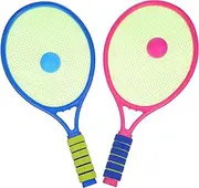 KOMBIUDA 1Set Cartoon Style Tennis Racket for Durable Outdoor Fitness Equipment Fun Racquet for Random Color Net Racket for Interactive Play