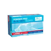 Powder Free Disposable Gloves - Large - Food Safe & Latex-Free