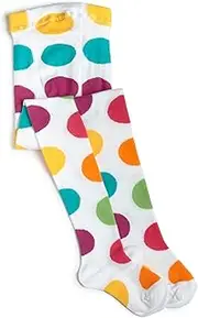 [Jefferies Socks] Little Girls' Mega Dot Tights