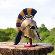Medieval Wearable Greek Corinthian Helmet Free Leather Liner Knight helmet