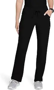 [Jockey] Women's Scrubs Extreme Comfy Scrub Pant, Black, S