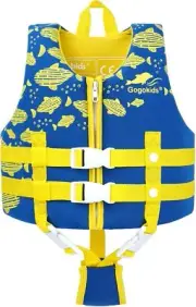 Gogokids Toddler Swim Vest, Kids Floaties – Boys & Girls Buoyancy Jacket,