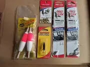 (6) Packages Fishing Supplies-Slim Fish, Eagle Claw Fish Hooks, Barrel Swivel