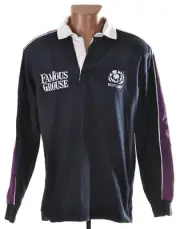 SCOTLAND NATIONAL TEAM 1990'S RUGBY UNION SHIRT M FAMOUS GROUSE