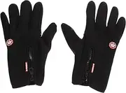 Generic 1 Pair Gloves Finger Safety Warmers Krueger Fishing Thorn Waterproof Fitted for Inspection Gill Accessories Fly Hand Apparel Fishnet Grip Two Puncture Liners Black Polar Fleece