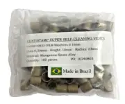 Pack Of 100, RM30H10R22-10LM, MaxVents 10mm, Manganese Brass Alloy, Slots 0,30m