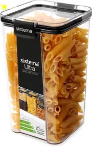 Sistema Ultra Tritan Airtight Pantry Storage Container | 1.3 Litre Square Food S