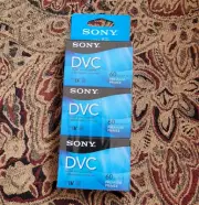 3-Pack Sony DVC Mini-DV 60 Min Premium Blank Tapes Digital Video Cassettes New!