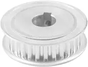 1pcs XL 40T Tooth Belt Pulley 8/10/12/14/15/16mm Inner Bore with/Without Keyway 11mm Width Aluminium Alloy Pulley Wheel(16mm,11mm with Keyway)