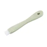 2 in 1 Window Groove Cleaning Brush Dustpan Set Keyboard Dead Angle Clean Tool GREEN COLOR