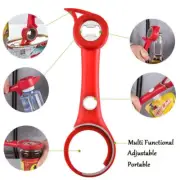 6 in 1 Jar Lid Bottle Opener Beer Jam Drink Can Opening tool Kitchen Gadget