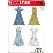 New Look Sewing Pattern 6494 Misses Belted Dresses in Four Styles Sizes 8-20 UC