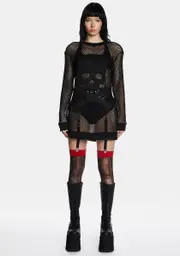 [Current Mood] Hellbound Hottie Fishnet Top