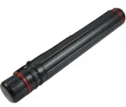Drawing/ART Tube Blueprint Case Telescoping Large Plastic Black Storage 25"-42"