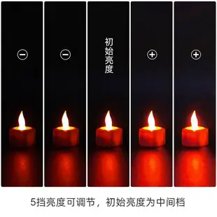 佛燈 供燈 蠟燭燈 紅殼流淚可充電插電電子蠟燭燈 led遙控劇本茶室供佛家居長明燈