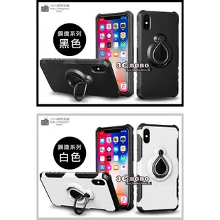 [免運費] 蘋果 iPhone XR 指環式 旋轉鋼鐵殼 蘋果XR 殼 手機殼 藍色 玫瑰金 太空灰 灰色 銀色 廉價版