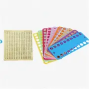 StitchMaster 20-Piece Embroidery Floss Organizer: Plastic Thread Holder with Num