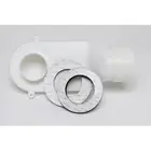 Dryer Vent Flat Rear Adapter for Clothes Tumble Dryer Venting - 4200P