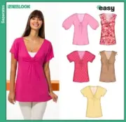 New Look 6810 Misses East TOPS sewing pattern size 10-22