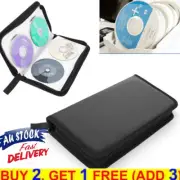 80 Disc DVD CD DISC Holder Album Storage Case Folder Wallet Carry Bag Organizer