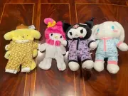 Build A Bear Sanrio Bundle Kuromi, Cinnamarolls, MyMelody, Pompompurin NWT
