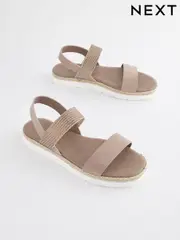 Nude Forever Comfort® Elasticated Straps Sandals (783673) | $79