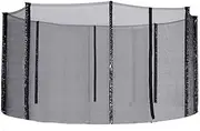 8/10/12FT Trampoline Replacement Safety Enclosure Net for Round Frame Trampolines