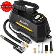 Portable Car Tyre Inflator 12V Air Compressor Auto-Off Digital Gauge 100PSI Pump