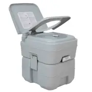 [EU Direct] CALTER Portable Outdoor Camping Toilet - Travel Toilet with Anti-leak Seal Ring, Enlarged Water Tank Capacit